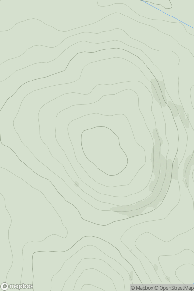 Thumbnail image for Troston Hill [The Glenkens to Annandale] [NX930685] showing contour plot for surrounding peak